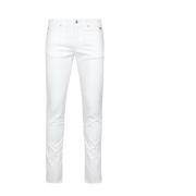 Roy Roger's Slim-fit Trousers White, Herr