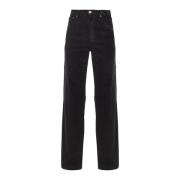 Dondup Eleganta Vida Ben Sammet Corduroy Byxor Black, Dam