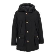 Woolrich Svart Vinterjacka - Håll dig varm och stilfull Black, Herr