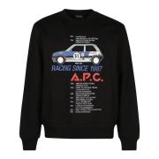 A.p.c. Sweatshirts Black, Herr