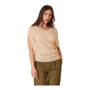 Manila Grace Blouses Beige, Dam