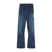 Mihara Yasuhiro Premium Straight Denim Jeans Blue, Herr