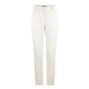 Max Mara Weekend Stiliga Chinos för kvinnor White, Dam