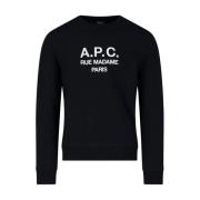 A.p.c. Svarta Tröjor för Män Black, Herr