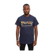 Thrasher T-Skjorta Blue, Herr