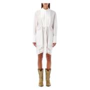 Isabel Marant Étoile Rheana Skjortklänning White, Dam