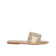 De Siena Flat Sandals Yellow, Dam