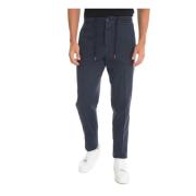 Kiton Joggingbyxor med stålknapplåsning Blue, Herr