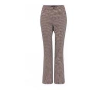 C.Ro Straight Trousers Multicolor, Dam