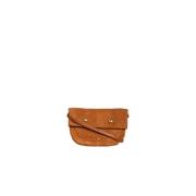 Jérôme Dreyfuss Tabac Läder Clutch Väska Brown, Dam