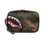 Sprayground Mönster Över Camo Pouch Green, Dam