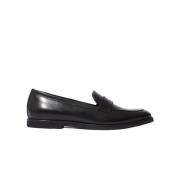 Scarosso Monica Loafers - Handgjorda italienska läderpenny loafers Bla...