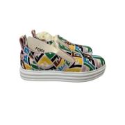 Fendi Vintage Begagnade Flerfärgade Canvas Fendi Sneakers Multicolor, ...