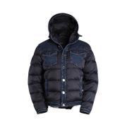 Moorer Bomber Jackets Blue, Herr