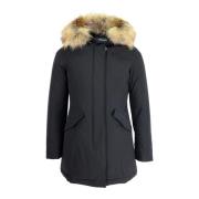 Woolrich Arctic Raccoon Parka - Svart Black, Herr