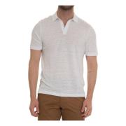 Gran Sasso Short sleeve Pikétröja White, Herr