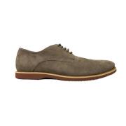 Hogan Professionella Blå Suede Arena Flats Brown, Herr