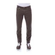 Jacob Cohën Vintage Comfort Chinos Brown, Herr