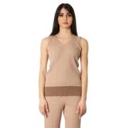 D.Exterior Knitwear Beige, Dam