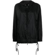 Moncler K-Way Logo Bak Jacka Black, Dam