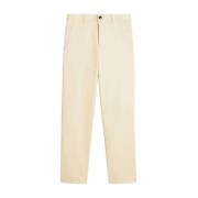 Ami Paris Cropped Straight Leg Chino Byxor Beige, Herr