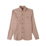 Cuisse de Grenouille Casual Shirts Beige, Herr