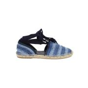 Jimmy Choo Pre-owned Pre-owned Platta skor Blue, Dam