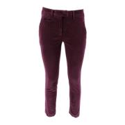 Dondup Smal Skuren Byxor Purple, Dam