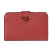 Prada Vintage Pre-owned Läder plnbcker Red, Dam