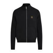 Belstaff Full Zip Sweatshirt Black, Herr