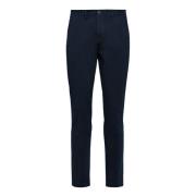 Boggi Milano Stretch Bomull Gabardinebyxor Blue, Herr