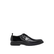 Boss Klassisk Läderloafer Black, Herr