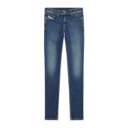 Diesel Punk-Rock Skinny Låg Midja Denim Byxor Blue, Herr