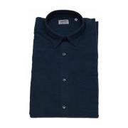 Aspesi Casual Polo Ärmlös Skjorta Blue, Herr