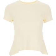 Liviana Conti Tidlös Cream T-shirt för modefram?t kvinnor Beige, Dam