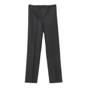 By Malene Birger Slim-fit byxor Black, Dam