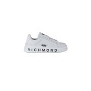 John Richmond Vita Läder Sneakers White, Herr