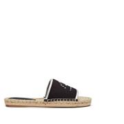 Karl Lagerfeld Snygga Maison Log Sliders Kvinnor Black, Dam