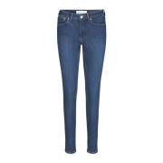 Samsøe Samsøe Slim Fit Jeans Blue, Dam