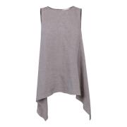 Fabiana Filippi Sleeveless Tops Gray, Dam