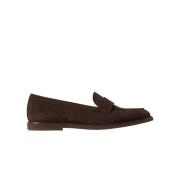 Scarosso Mörkbruna Mockasinloafers Brown, Dam