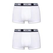 Moschino 2-pack Supima® bomullsboxershorts White, Herr