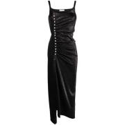 Paco Rabanne Maxi Dresses Black, Dam