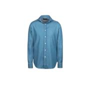 Moorer Casual skjorta Blue, Herr