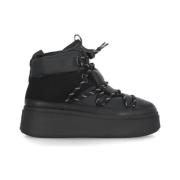 ASH Svarta Tech Tyg Ankelboots Black, Dam