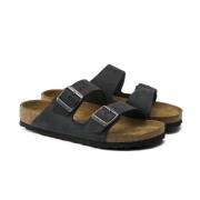 Birkenstock Svarta Arizona Tvåremssandaler Black, Dam