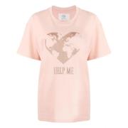 Alberta Ferretti T-Shirts Pink, Dam