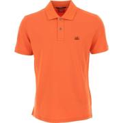 C.p. Company Orange Polo Tröja Orange, Herr