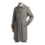 Barena Venezia Belted Coats Gray, Herr