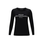 Peak Performance Långärmade Toppar, Klassisk Kollektion Black, Dam